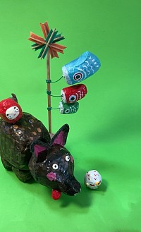 張子の首ふりプルート