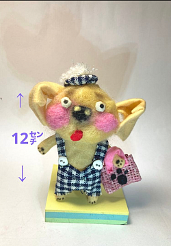 小さな縫わないぬいぐるみ　ラブラドール